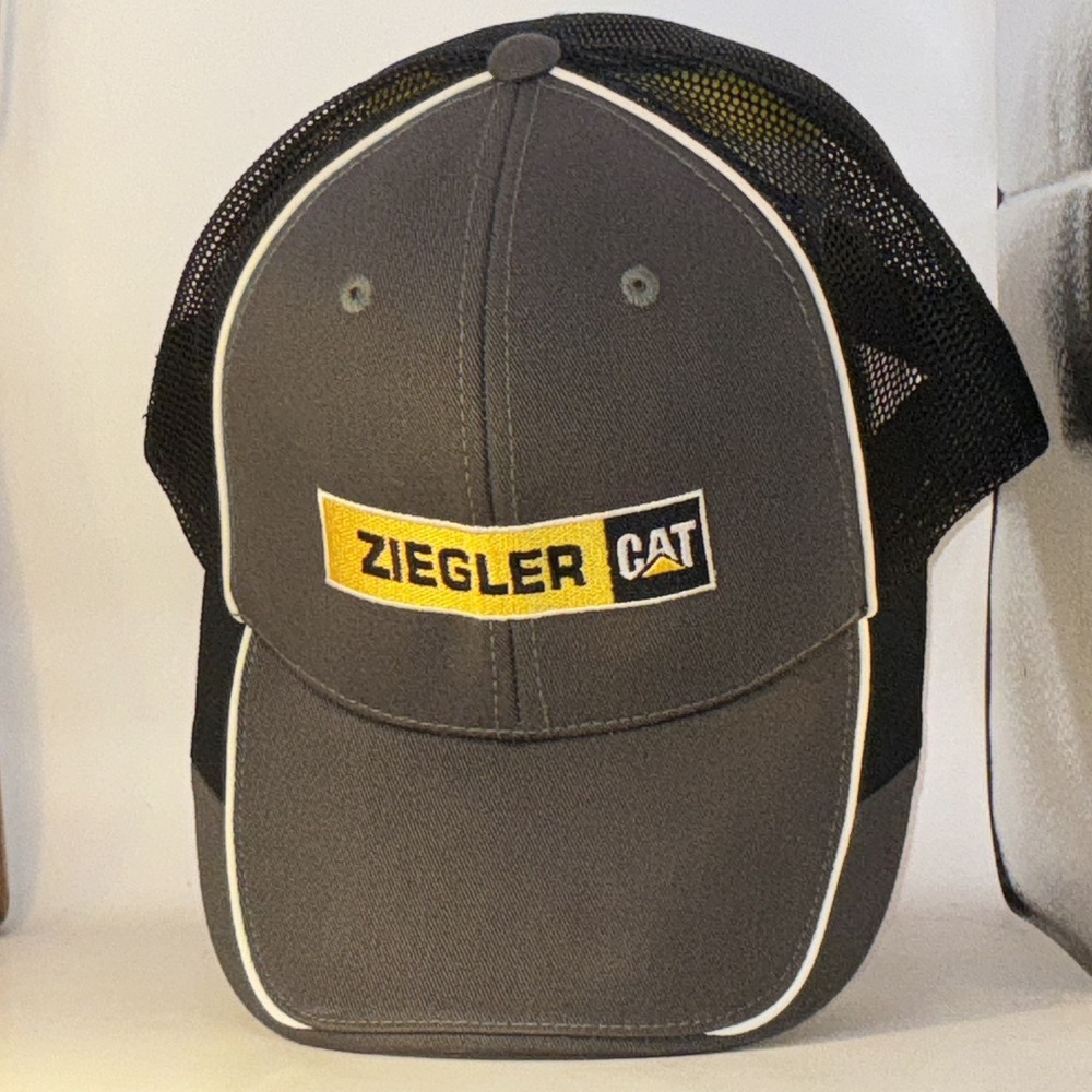 Ziegler Cat Baseball Cap Mesh Adjustable Port Authority Cotton